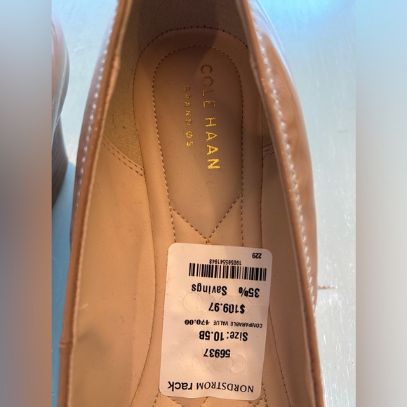 Cole Haan Grand Os Wedge Pumps - black - size 10.5 - Picture 4 of 7